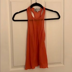 Wild fox orange tank